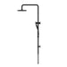 Star Project Matte Black Multifunction Shower Rail Set - Acqua Bathrooms