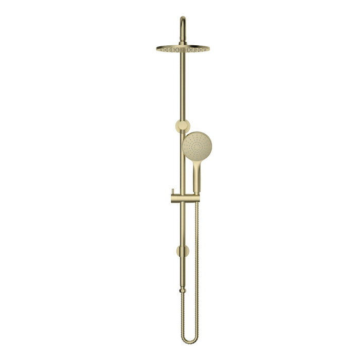 Star Project Brushed Gold Multifunction Shower Rail Set - Acqua Bathrooms