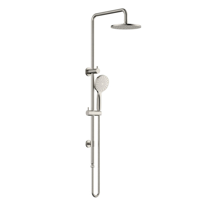 Star Project Brushed Nickel Multifunction Shower Rail Set - Acqua Bathrooms