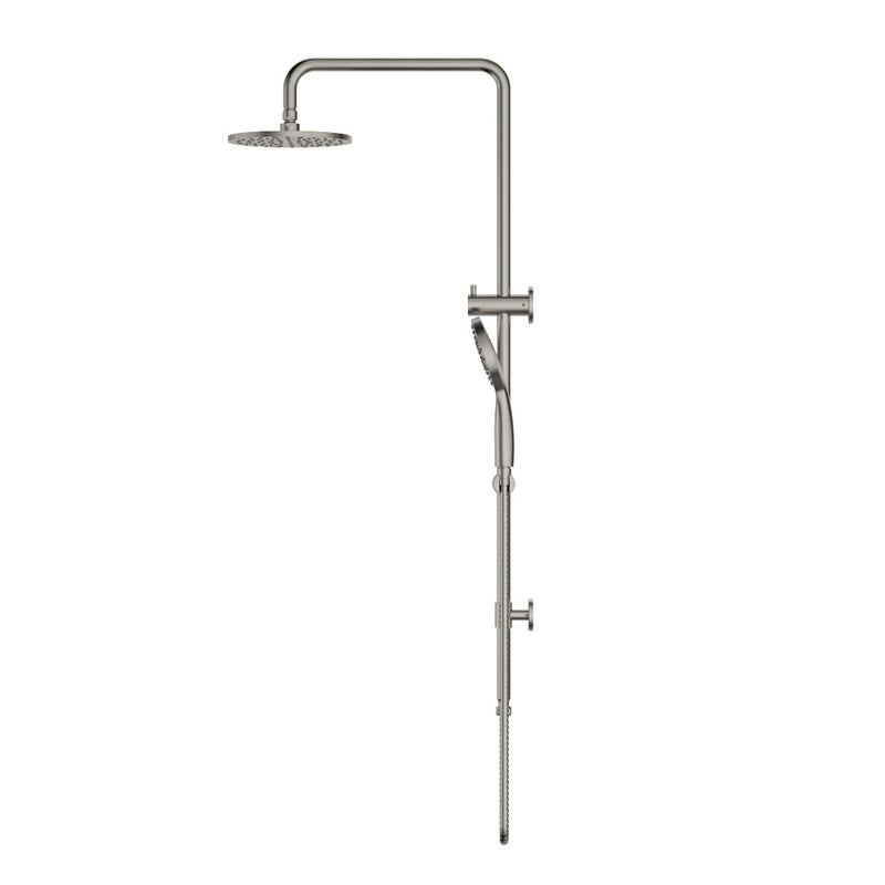 Star Project Brushed Nickel Multifunction Shower Rail Set - Acqua Bathrooms