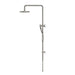Star Project Brushed Nickel Multifunction Shower Rail Set - Acqua Bathrooms