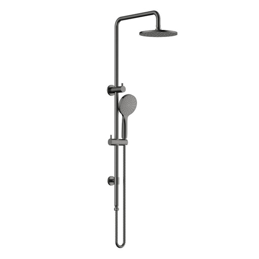 Star Project Gun Metal Multifunction Shower Rail Set - Acqua Bathrooms