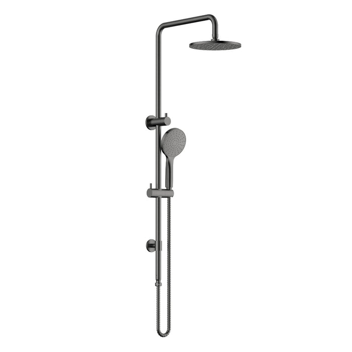 Star Project Gun Metal Multifunction Shower Rail Set - Acqua Bathrooms