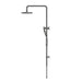Star Project Gun Metal Multifunction Shower Rail Set - Acqua Bathrooms