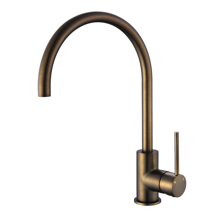 Star Mini Antique Brass Kitchen Mixer