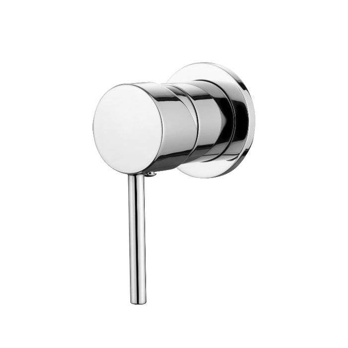Star Mini Chrome Wall Mixer - 60mm Plate - Acqua Bathrooms