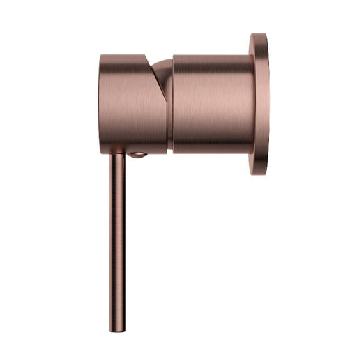 Star Mini Champagne Wall Mixer - 60mm Plate - Acqua Bathrooms