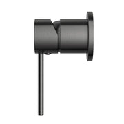 Star Mini Gun Metal Wall Mixer - 60mm Plate - Acqua Bathrooms