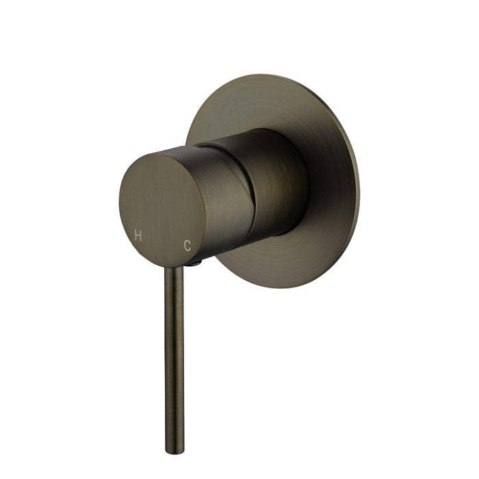 Star Mini Antique Brass Wall Mixer