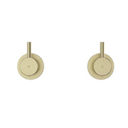 Star Mini Brushed Bronze Pin Wall Tap Set 1/4 Turn - Acqua Bathrooms