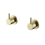 Star Mini Brushed Bronze Pin Wall Tap Set 1/4 Turn - Acqua Bathrooms
