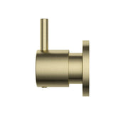 Star Mini Brushed Bronze Pin Wall Tap Set 1/4 Turn - Acqua Bathrooms