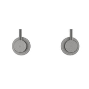 Star Mini Gun Metal Pin Wall Tap Set 1/4 Turn - Acqua Bathrooms