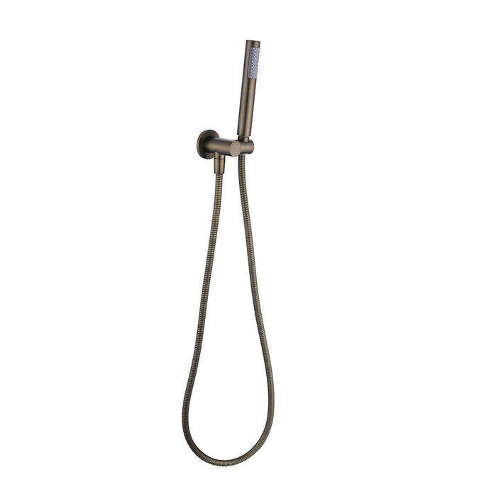 Star Mini Antique Brass Hand Held Shower Set