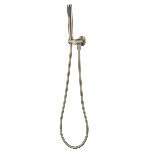 Star Mini Warm Brushed Nickel Hand Held Shower Set - Acqua Bathrooms