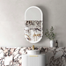 Otti | Oval LED Shaving Cabinet - Acqua Bathrooms