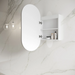 Otti | Oval LED Shaving Cabinet - Acqua Bathrooms