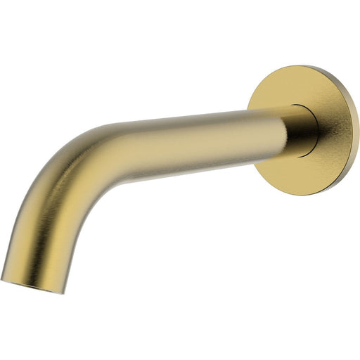 Soko Brushed Gold Basin Spout - Acqua Bathrooms