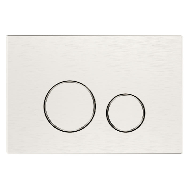 Geberit Compatible Round Brushed Nickel