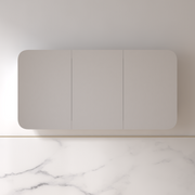 Tetra 1500 x 800mm Matte White Soft Square Shaving Cabinet - Acqua Bathrooms