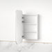 Tetra Matte White Soft Square Shaving Cabinet - Acqua Bathrooms