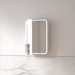 Tetra LED 600 x 900mm Matte White Soft Square Shaving Cabinet - Acqua Bathrooms