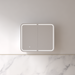 Tetra LED 900 x 750mm Matte White Soft Square Shaving Cabinet - Acqua Bathrooms