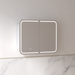 Tetra LED 900 x 750mm Matte White Soft Square Shaving Cabinet - Acqua Bathrooms