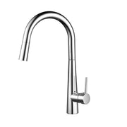 Tivra Chrome Round Pull-Out Kitchen Mixer - Acqua Bathrooms