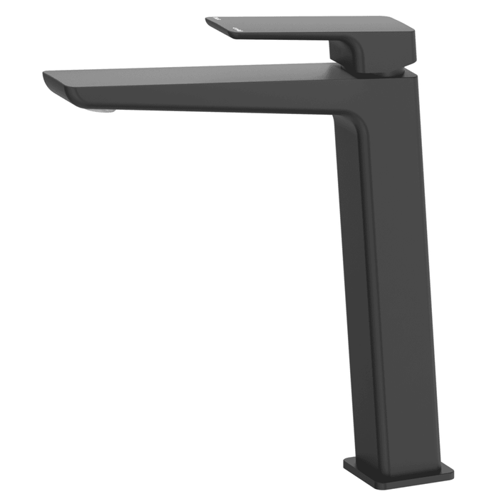 Tiago Matte Black Tall Basin Mixer - Acqua Bathrooms