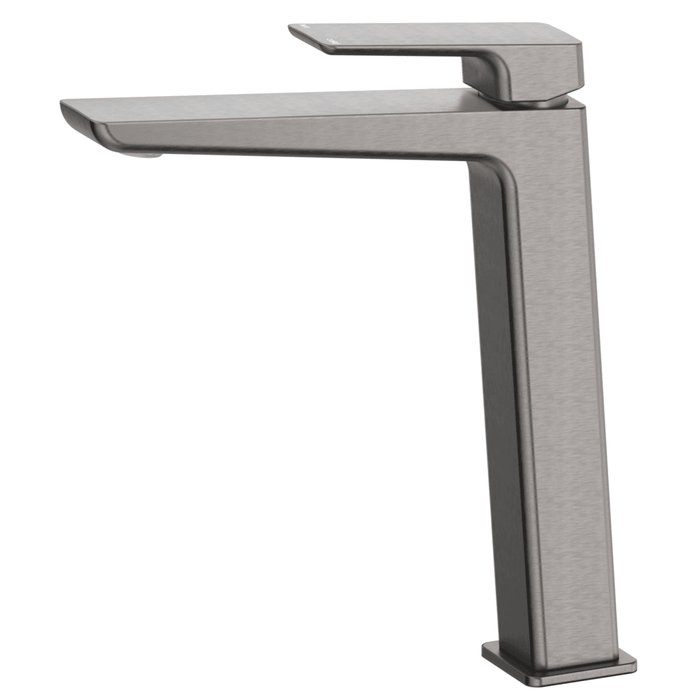 Tiago Gun Metal Tall Basin Mixer - Acqua Bathrooms