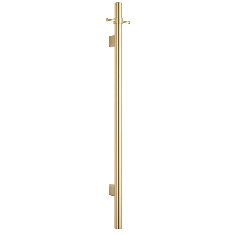 Mica French Gold Vertical Heated Towel Rail