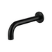 Star Mini Round Matte Black Bath Spout - Acqua Bathrooms