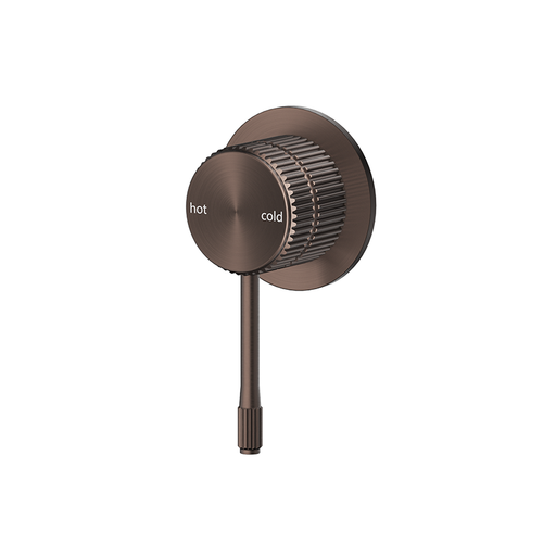 Mica Dusk Bronze Fluted Shower Mixer - Acqua Bathrooms