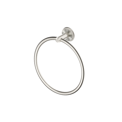 Mica Brushed Nickel Heritage Towel Ring - Acqua Bathrooms