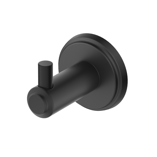 Mica Matte Black Heritage Robe Hook - Acqua Bathrooms