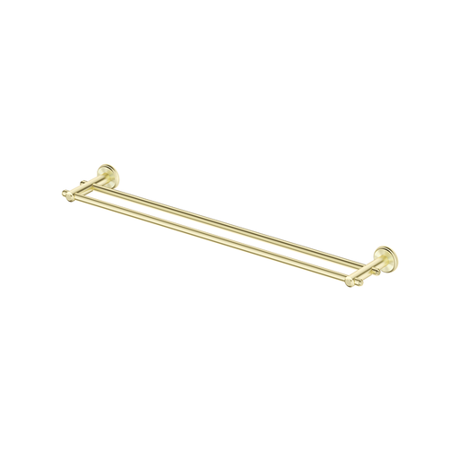 Mica French Gold Heritage Double Towel Rail - 800mm - Acqua Bathrooms