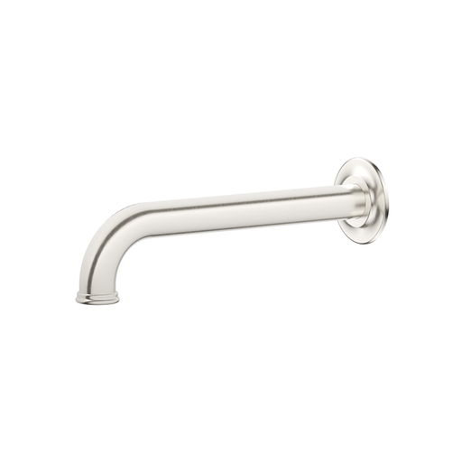 Mica Brushed Nickel Heritage Bath/Basin Spout - 220mm - Acqua Bathrooms