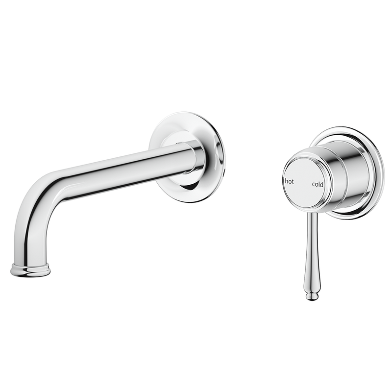 Mica Chrome Heritage Wall-Spout Combo - TRIM KIT ONLY