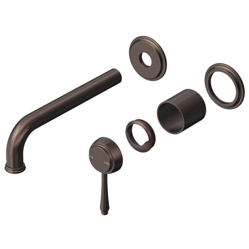 Mica Dusk Bronze Heritage Wall-Spout Combo - Trim Kit Only