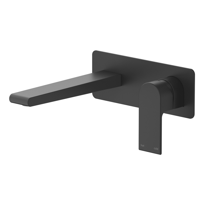Beki Matte Black Wall-Spout Combo - 1P - Trim Kit Only