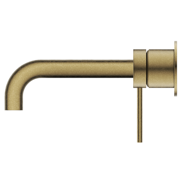 Mica LVB Living Brass Wall-Spout Combo - Curved Spout - 2P