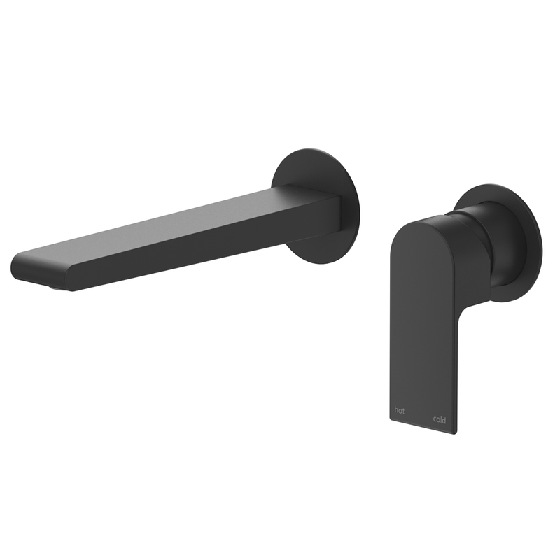 Beki Matte Black Wall-Spout Combo - 2P - Trim Kit Only