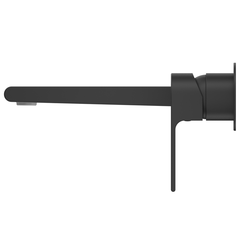 Beki Matte Black Wall-Spout Combo - 2P - Trim Kit Only