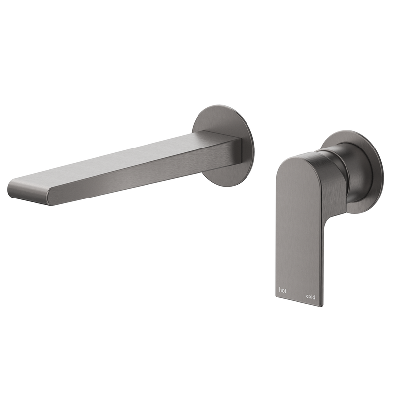 Beki Gun Metal Wall-Spout Combo - 2P - Trim Kit Only