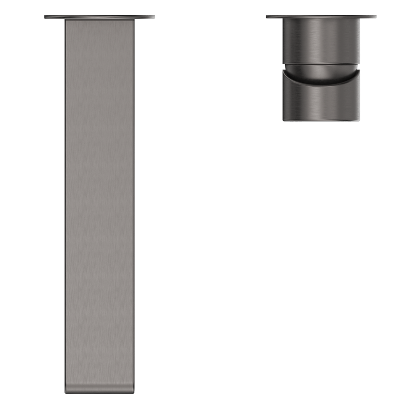 Beki Gun Metal Wall-Spout Combo - 2P - Trim Kit Only