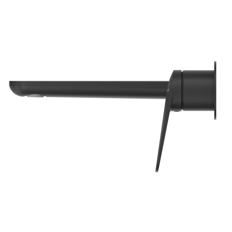 Lantra Matte Black Wall-Spout Combo - 2P - Trim Kit Only
