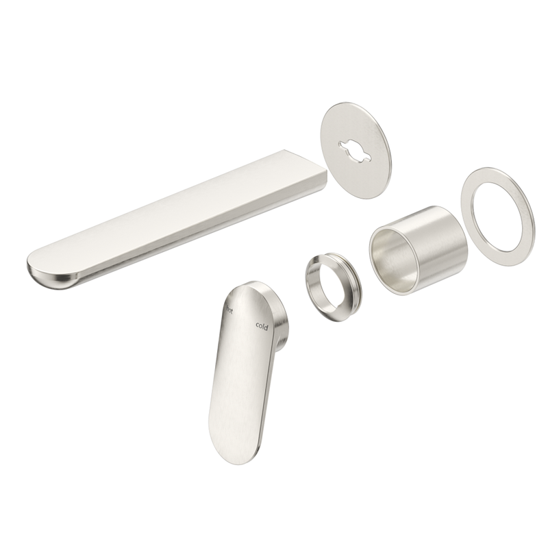 Lantra Brushed Nickel Wall-Spout Combo - 2P - Trim Kit Only
