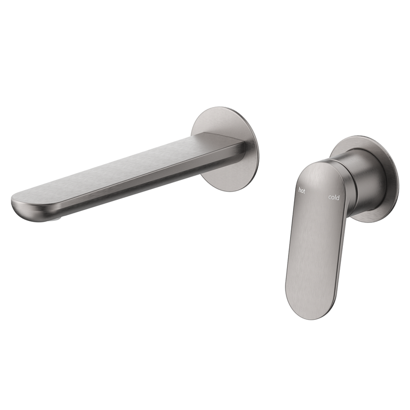 Lantra Gun Metal Wall-Spout Combo - 2P - Trim Kit Only