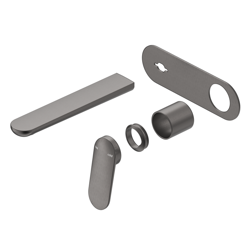 Lantra Gun Metal Wall-Spout Combo - 1P - Trim Kit Only
